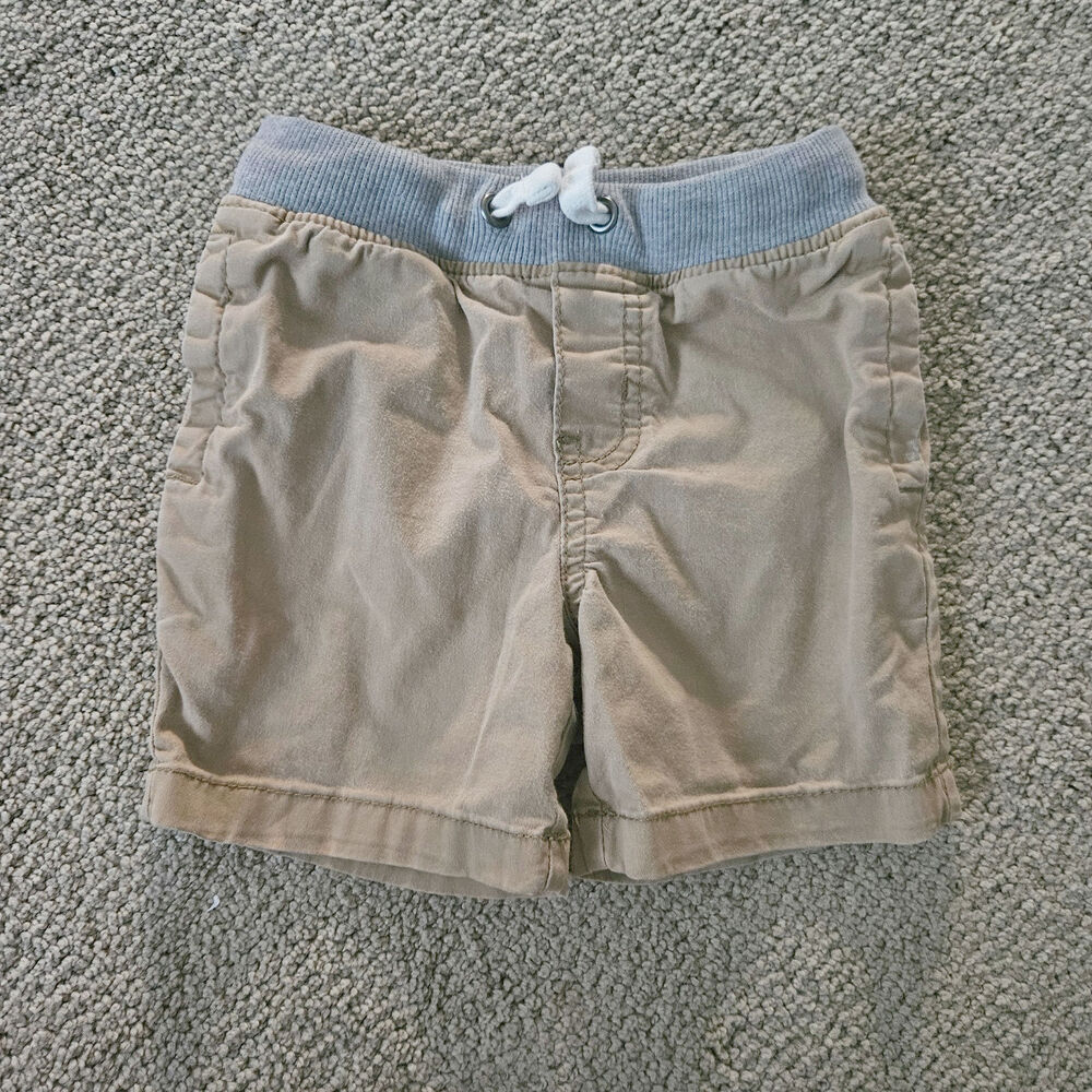 Cat & Jack Toddler Boys Brown Elastic Waist Pull-On Shorts Size 2T